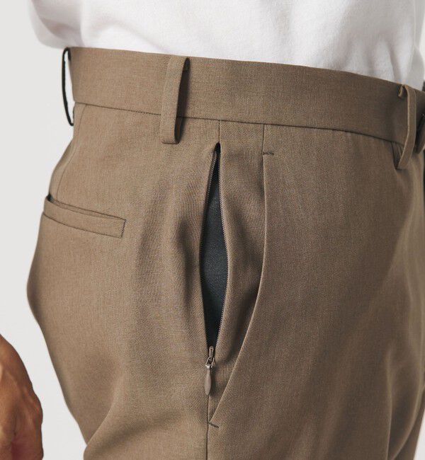 BEAUTY&YOUTH UNITED ARROWS「東レ/TORAY ナノデザイン ノープリーツパンツ NO.1 ウォッシャブル セットアップ対応可能」|チノ|