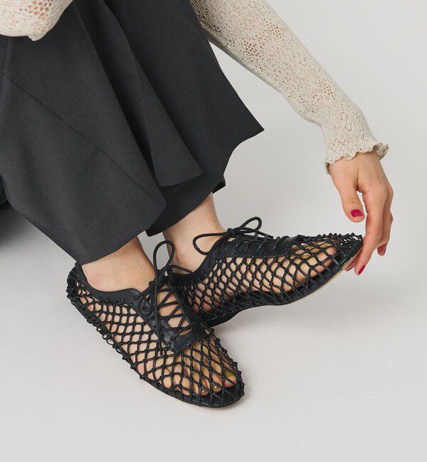 BEAUTY&YOUTH UNITED ARROWS「【別注】＜MOHI...＞WEAVE LACEUP シューズ」|ローファー|