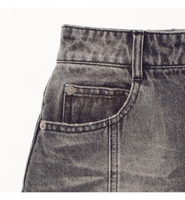 Ray BEAMS 「オーバーダイ デニム スカート」|スカート|