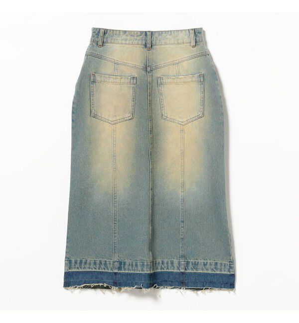 Ray BEAMS 「オーバーダイ デニム スカート」|スカート|