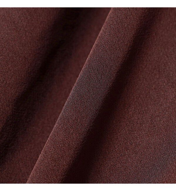 Ray BEAMS 「サテン ギャザー イージー パンツ」|チノ|