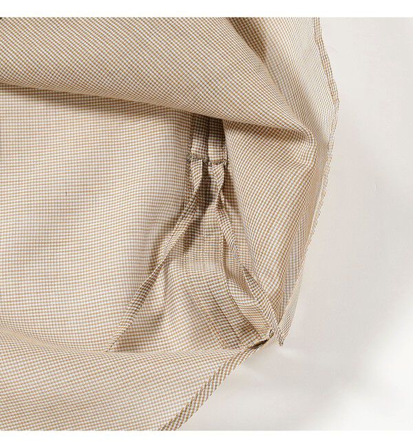 Demi-Luxe BEAMS 「AK+1 / コットンシルク ギンガム シャツ」|シャツ・ブラウス|