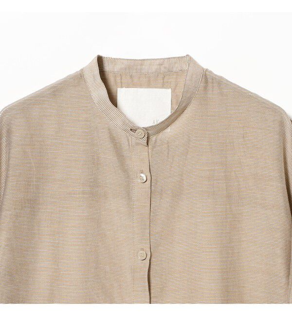 Demi-Luxe BEAMS 「AK+1 / コットンシルク ギンガム シャツ」|シャツ・ブラウス|