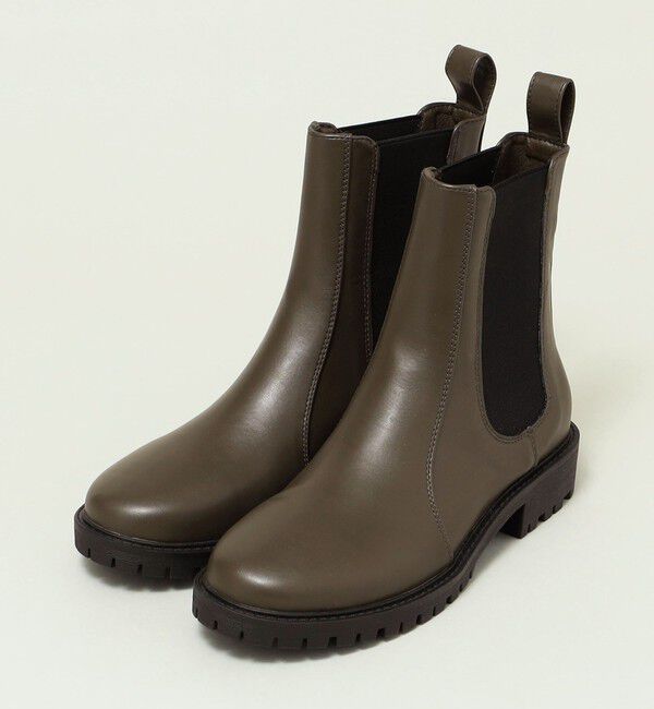 quaranciel「quaranciel: トラック ソール サイドゴア ブーツ」|ショートブーツ|