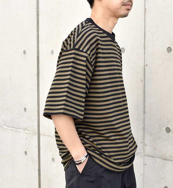 SHIPS any「SHIPS any: ベーシック ボーダー リラックス Ｔシャツ 24SS◇」|Tシャツ・カットソー|