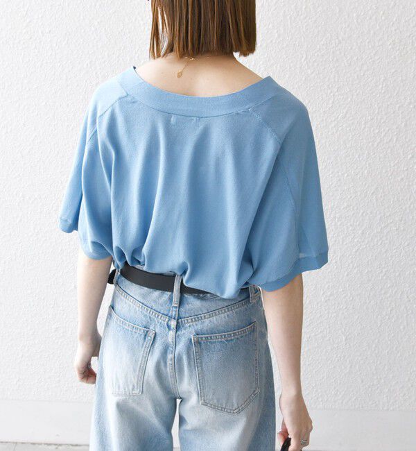 SHIPS any「SHIPS any:〈接触冷感/手洗い可能〉Vネック ドルマン ミディ カーディガン」|カーディガン|