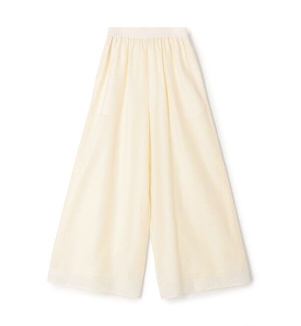 DES PRES「コットンシルクローン　ワイドパンツ」|その他|11 ホワイト