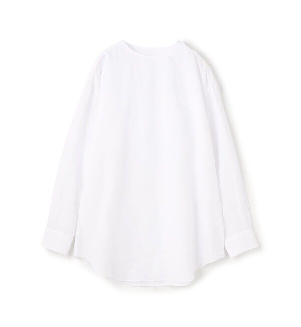 GALERIE VIE「リネン クルーネックシャツ」|シャツ・ブラウス|11 ホワイト