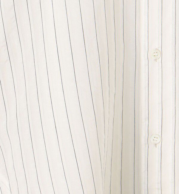 GALERIE VIE「コットンシルクオーガンジー ワイドバランスシャツ」|シャツ・ブラウス|