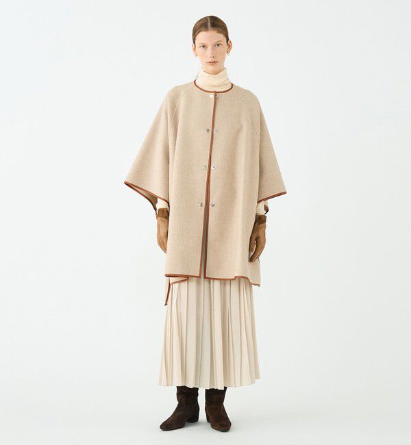 TOMORROWLAND BUYING WEAR「【別注】MACKINTOSH SANQUHAR EX ケープコート」|ノーカラーコート|