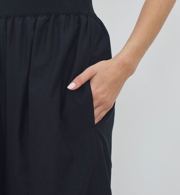 DES PRES「コットンシルクローン ギャザーワイドパンツ」|その他|