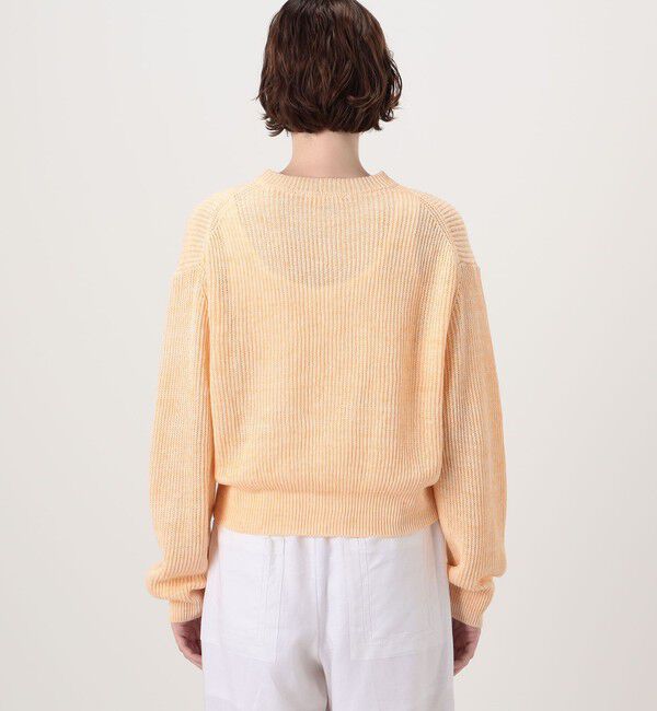 GALERIE VIE「リネンフィッシャーマンズリブ クルーネックプルオーバー」|ニット・セーター|