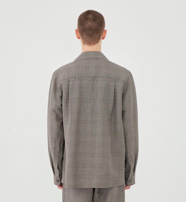 GALERIE VIE「リネンキュプラシルクコンパクト シャツジャケット」|その他|