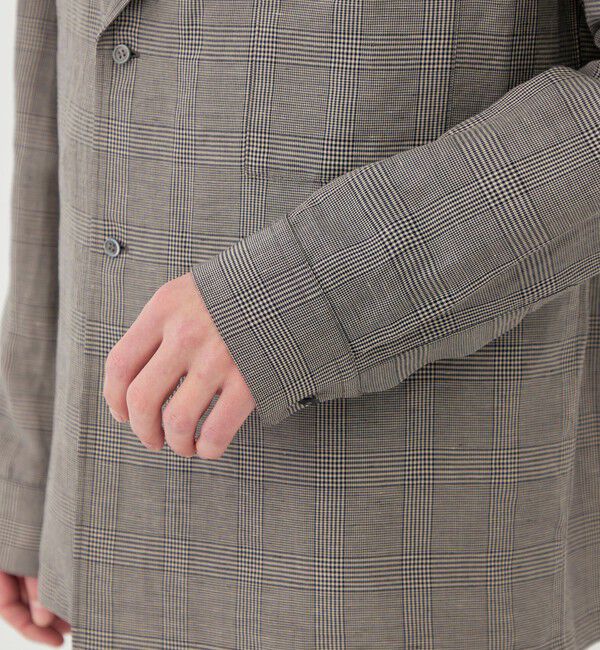 GALERIE VIE「リネンキュプラシルクコンパクト シャツジャケット」|その他|