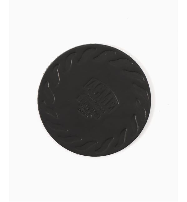 ACME「【HELITAGE LEATHER】ACME別注 LEATHER COASTER BK　コースター」|食器・キッチングッズ|