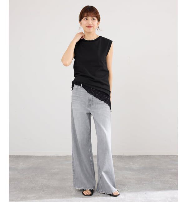 IENA「パールネックプルオーバー」|ニット・セーター|