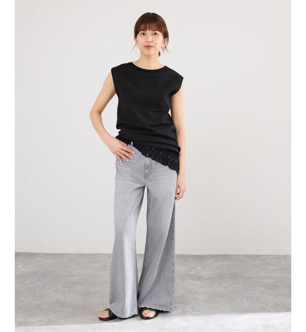 IENA「パールネックプルオーバー」|ニット・セーター|