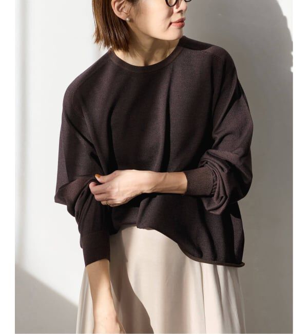 IENA「《新色あり/追加5》LEVITAコットンプルオーバー」|ニット・セーター|
