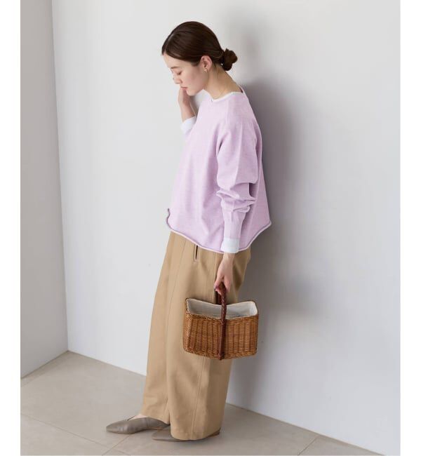 IENA「《新色あり/追加5》LEVITAコットンプルオーバー」|ニット・セーター|