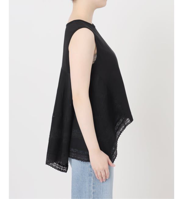 IENA「《予約》AAYUSHI/アユーシ バックスカーフノースリーブトップス SGN08111」|Tシャツ・カットソー|