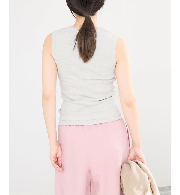 IENA「《予約》FLORE FLORE/フローレフローレ DEWITANK タンクトップ」|タンクトップ|