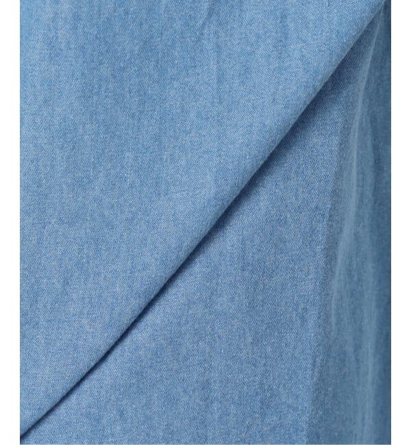 IENA「《予約》AAYUSHI/アユーシ デニムピンタックブラウス SGN070150」|シャツ・ブラウス|