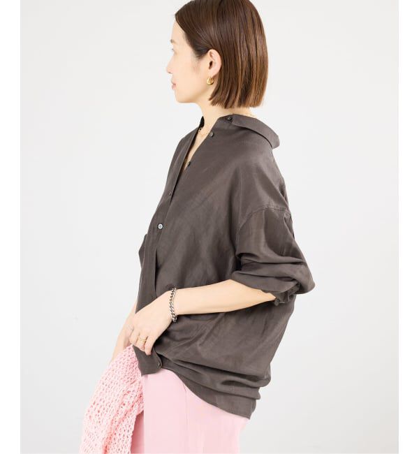 IENA「《追加予約》ラミーリヨセル2wayシャツ」|シャツ・ブラウス|