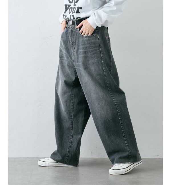 journal standard luxe「13OZデニム スウィッチパンツ（BLK）」|デニム|