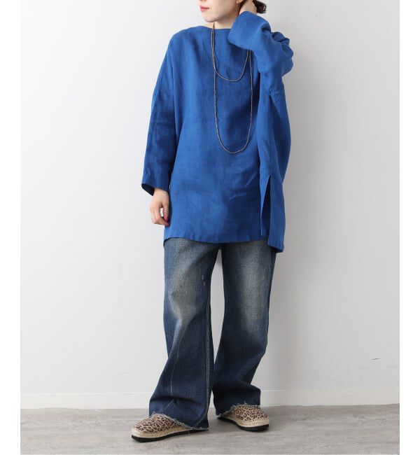 journal standard luxe「《予約》エアリネンボートネック-ブラウス」|シャツ・ブラウス|