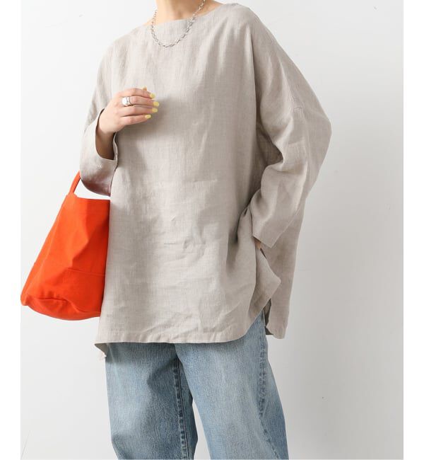 journal standard luxe「《予約》エアリネンボートネック-ブラウス」|シャツ・ブラウス|