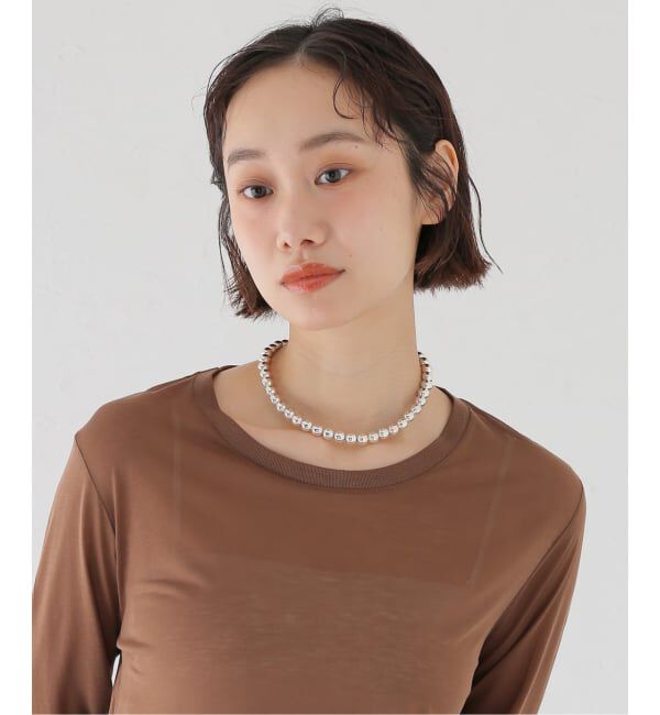 journal standard L'essage「ERICKA NICOLAS BEGAY ナバホパールNC 9-40 ネックレス」|ネックレス|