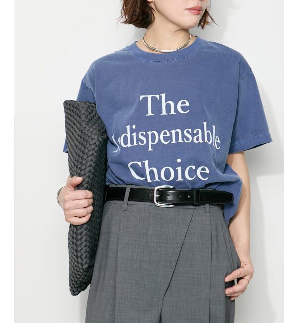 journal standard L'essage「《追加予約》【THE INDIS~】ピグメントTシャツ」|Tシャツ・カットソー|ブルー