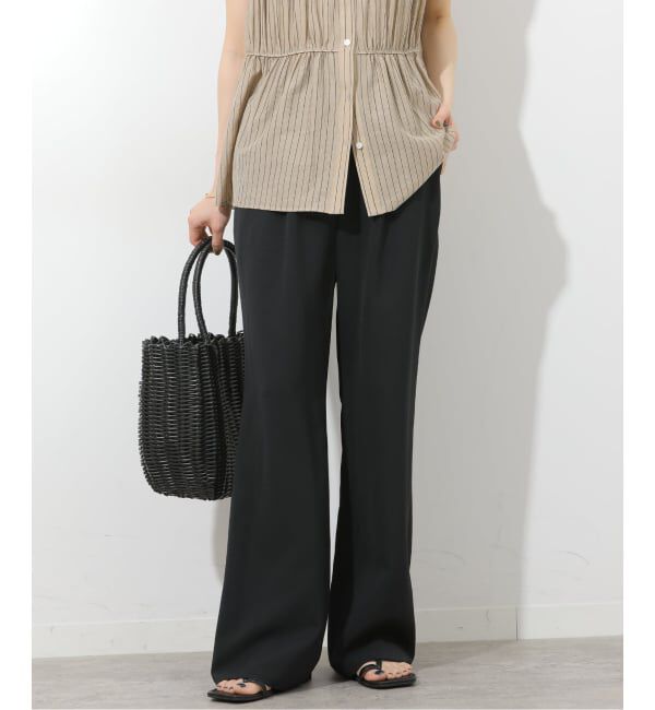 JOURNAL STANDARD relume「《予約》接触冷感 / 防シワ【MULTI FUNC+】フレアパンツ」|スラックス|ブラック