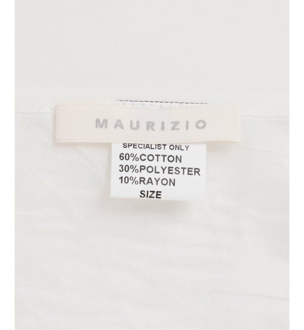 journal standard L'essage「《追加予約》MAURIZIO MYKONOS/マウリツィオ ミコノス TOP ブラウス」|シャツ・ブラウス|