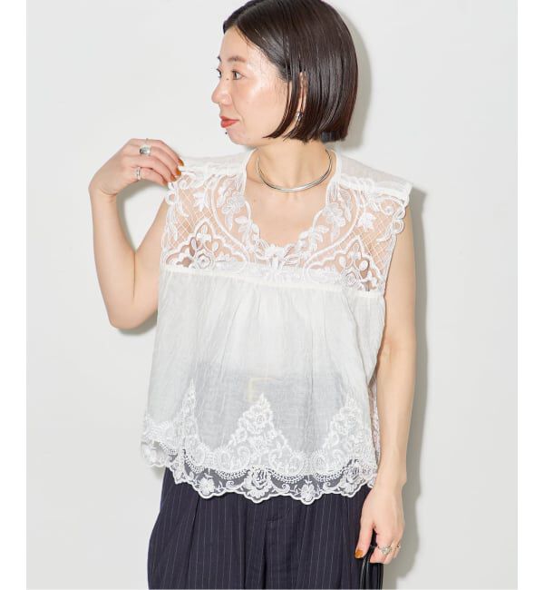 journal standard L'essage「《追加予約》MAURIZIO MYKONOS/マウリツィオ ミコノス TOP ブラウス」|シャツ・ブラウス|