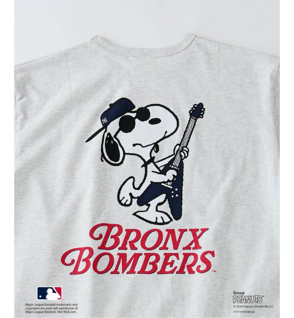 JOURNAL STANDARD relume「《追加予約》PEANUTS / ピーナッツ 別注 MLB ベースボール プリントTシャツ」|Tシャツ・カットソー|