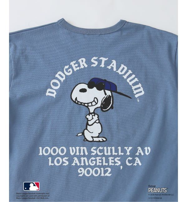 JOURNAL STANDARD relume「《追加予約》PEANUTS / ピーナッツ 別注 MLB ベースボール プリントTシャツ」|Tシャツ・カットソー|