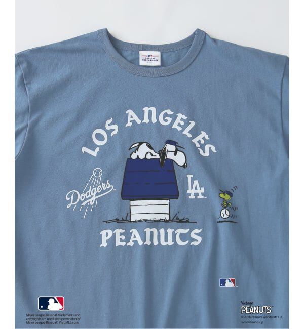 JOURNAL STANDARD relume「《追加予約》PEANUTS / ピーナッツ 別注 MLB ベースボール プリントTシャツ」|Tシャツ・カットソー|