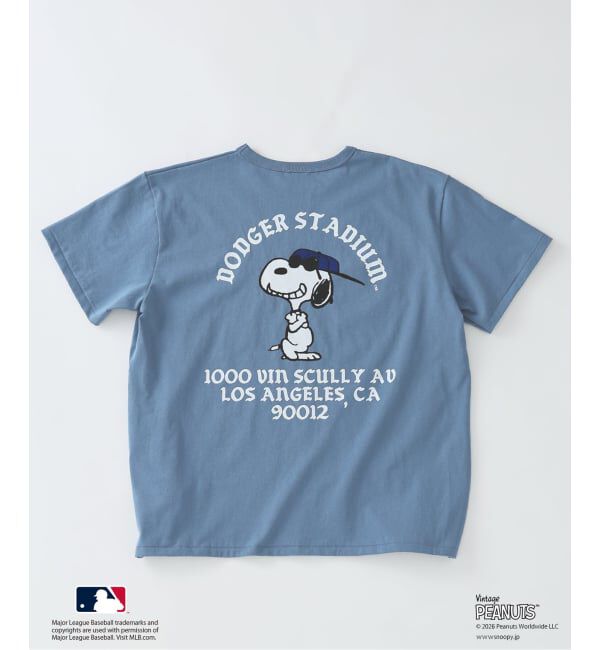 JOURNAL STANDARD relume「《追加予約》PEANUTS / ピーナッツ 別注 MLB ベースボール プリントTシャツ」|Tシャツ・カットソー|