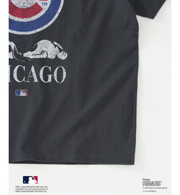 JOURNAL STANDARD relume「《追加予約》PEANUTS / ピーナッツ 別注 MLB ベースボール プリントTシャツ」|Tシャツ・カットソー|
