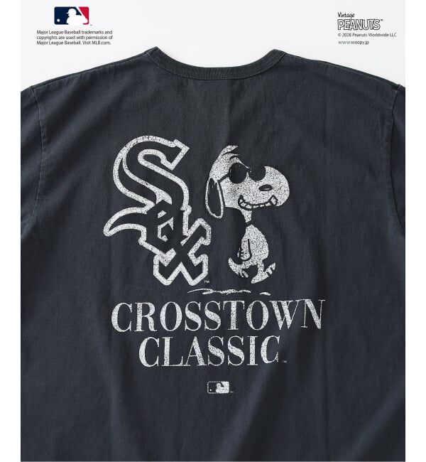 JOURNAL STANDARD relume「《追加予約》PEANUTS / ピーナッツ 別注 MLB ベースボール プリントTシャツ」|Tシャツ・カットソー|