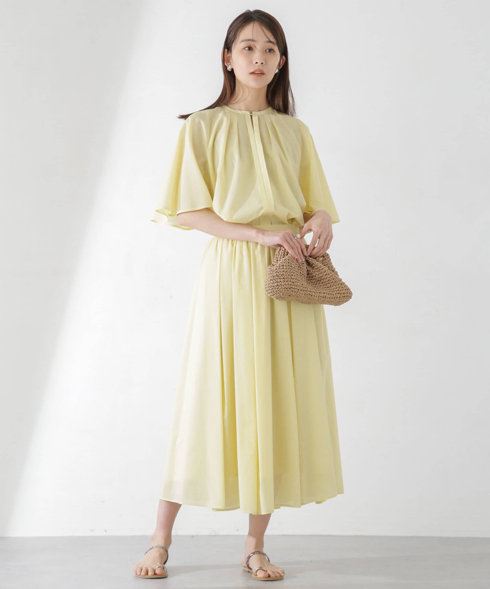 nano･universe「レオファインギャザーフレアスカート（セットアップ可）」|スカート|