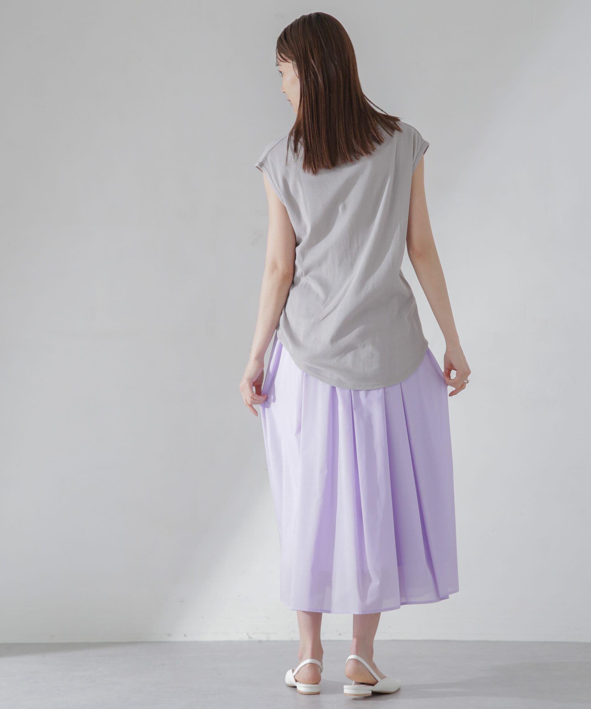 nano･universe「レオファインギャザーフレアスカート（セットアップ可）」|スカート|