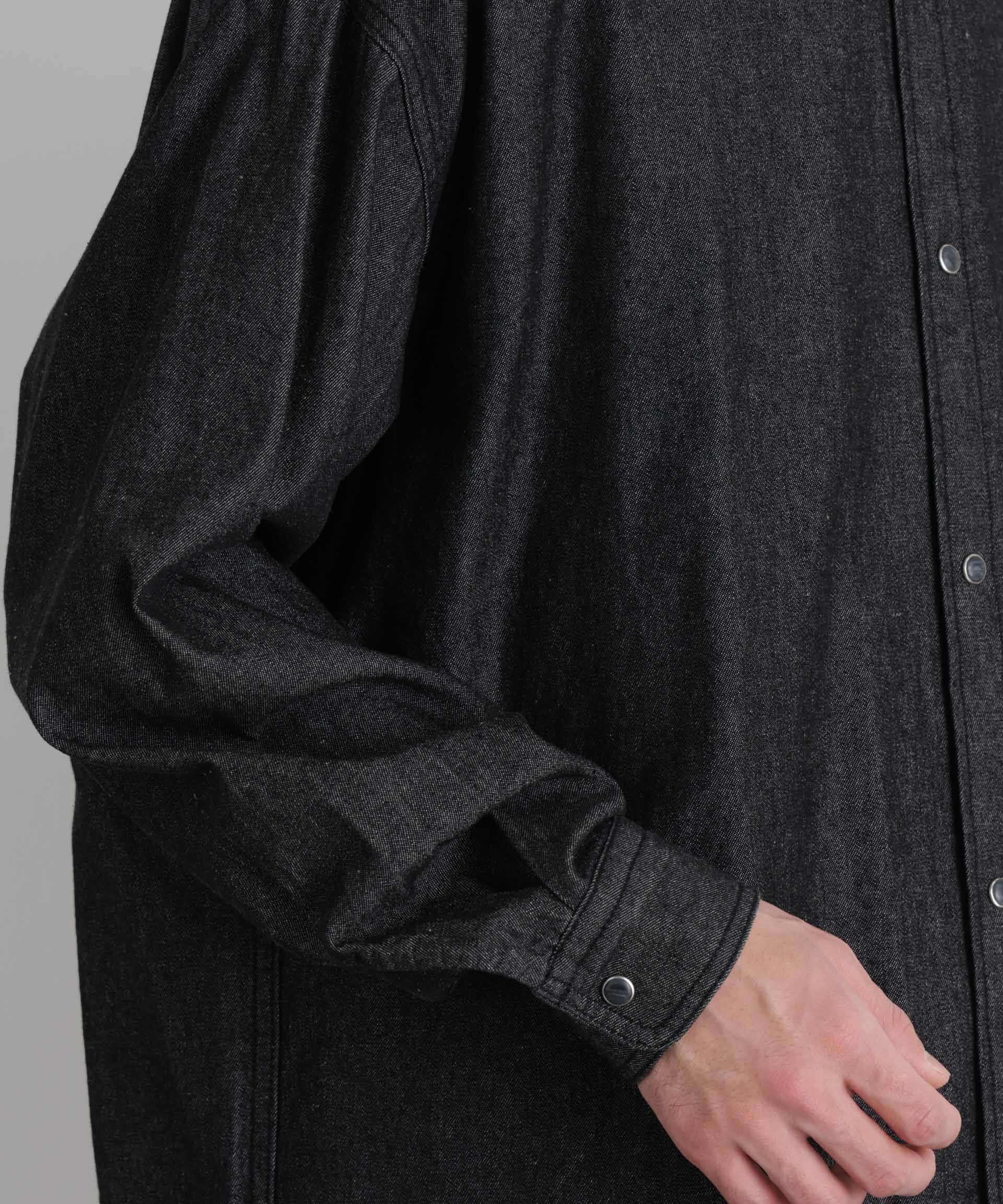 nano･universe「6.5oz リラックスデニムシャツ 長袖」|シャツ・ブラウス|