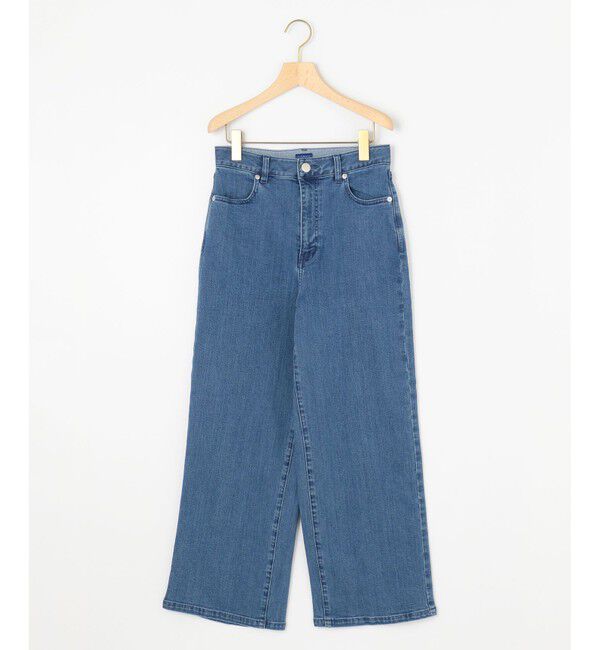 組曲「ライトデニム セミワイドパンツ」|デニム|