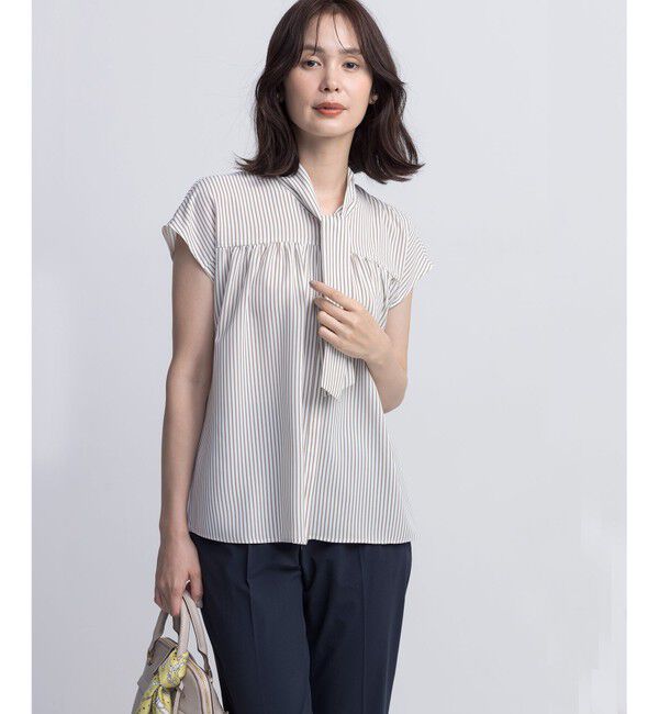 組曲「ライトデシンボウタイ ブラウス」|シャツ・ブラウス|ﾍﾞｰｼﾞｭ