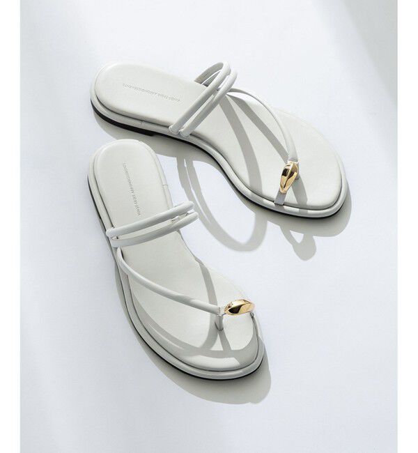 23区「【新色追加/見上愛さん着用】サムリング フラット サンダル」|サンダル|ｸﾞﾚｲｯｼ