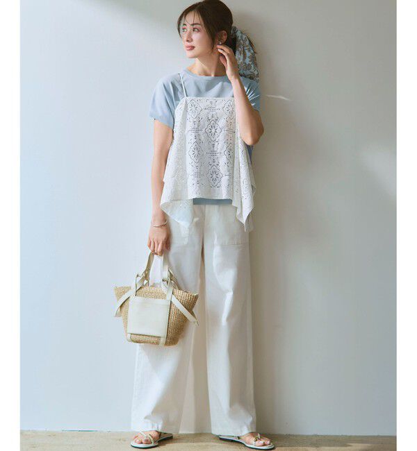 23区「【新色追加/見上愛さん着用】サムリング フラット サンダル」|サンダル|