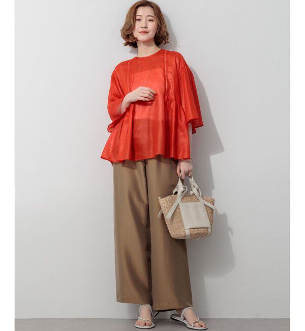 23区「【新色追加/見上愛さん着用】サムリング フラット サンダル」|サンダル|