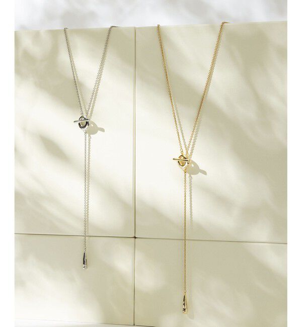 23区「【WEB&一部店舗限定】ミニトップラリエット ネックレス」|ネックレス|シルバー系